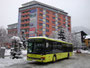 Omnibus der ÖBB-Postbus GmbH betrieben im Auftrag der Verkehrsverbund Tirol Ges.m.b.H. Abgestellt am Bussteig Bahnhofplatz in Wörgl, Bzk. Kufstein, Tirol. Digitalphoto; © Johann G. Mairhofer 2010.  Inv.-Nr. 1DSC01252