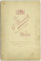 Revers von Cabinetphoto Inv.-Nr. vuCAB-00362 - Infanterieoffizier auf Dienstpferd aufgesessen, G. Bendelli, Trento phot.