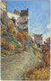 Burg Juval am Eingang ins Schnalstal im Vinschgau, Bezirk Schlanders, Gefürst. Grafsch. Tirol (heute Provinz Bozen/Südtirol, Italien). Photochromdruck 9 x 14 cm; Impressum: D & N Photochromie ohne Ortsangabe um 1900.  Inv.-Nr. vu914pcd00032