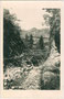 Die Aubachklamm im Westen von Wörgl. Gelatinesilberabzug 9 x 14 cm; Impressum: Atelier Haselberger, Wörgl; postalisch gelaufen 1940.  Inv.-Nr. vu914gs00748