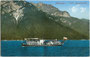 Dampfschiff "St. Joseph" der Achensee-Schifffahrt. Photochromdruck 9 x 14 cm auf Rundfahrt; Aufnahme und Verlag Robert Warger, Innsbruck 1912.  Inv.-Nr. vu914pcd00291