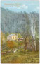 Wohnung der Zöglinge im Missionshaus St. Joseph der Missionsgesellschaft vom hl. Joseph von Mill Hill in Milland, Stadtgemeinde Brixen. Photochromdruck 9 x 14 cm ohne Impressum.  Inv.-Nr. vu914pcd00060
