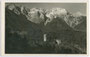 Burg KLAMM in Obsteig mit Mieminger Kette. Gelatinesilberabzug 9 x 14 cm; Impressum: Richard Müller, Innsbruck um 1920.  Inv.-Nr. vu914gs00329