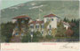 Ansitz Rottenstein (Priamischlössl) in Obermais (1924 nach Meran eingemeindet), Gbz. und Bzk. Meran, Gefürst. Grafsch. Tirol (heute Bezirksgemeinschaft Burggrafenamt, Autonome Provinz Bozen-Südtirol). Joh. F. Amonn, Bozen 1901.  Inv.-Nr. vu914fld00033