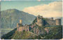 Festung Sigmundskron in Frangart, Gde. Eppan, Gbz. Kaltern, Bzk. Bozen, Gefürst. Grafsch. Tirol (heute Südtirol); seit 2006 Messner Mountain Museum. Photochromdruck 9 x 14 cm; Impressum: Lorenz Fränzl, München um 1910.  Inv.-Nr. vu914pcd00163