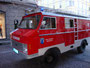 KLF (Kleinlöschfahrzeug) Land Rover, Typ Forward Control der Freiwilligen Feuerwehr Umhausen, Bezirk Imst, Tirol beim Innsbrucker Feuerwehrcorso. Digitalphoto; © Johann G. Mairhofer 2012.  Inv.-Nr. 1DSC05341