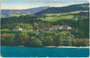 Josefinum mit Ansitz Hauzenheim der Grafen Stachelburg, Freiherren von Hauzenheim (rechts) in Volders, Gbz. Hall in Tirol, Bzk. Innsbruck-Land, Gefürst. Grafsch. Tirol. Photochromdruck 9 x 14 cm; Wilh. Stempfle, Innsbruck 1907.  Inv.-Nr. vu914pcd00182