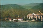 Hotel "Seehof" des Zillertaler Nationalsängers Ludwig Rainer jun. mit Schiffsanlegestelle am Ostufer des Achensees, Gemeinde Achenkirch, Tirol. Kombinationsfarbdruck 9 x 14 cm; Impressum; Ottmar Zieher, München um 1910.  Inv.-Nr. vu914kfd00046