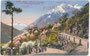 Der ORTLER vom Schloss THURNSTEIN, Dorf Tirol aus. Photochromdruck 9x14cm; Edition Photoglob, Zürich um 1905.  Inv.-Nr. vu914pcd00042