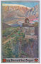 Burg Karneid in Karneid, Gbz. und Bzk. Bozen, Gefürst. Grafsch. Tirol (heute Bez.gem. Salten-Schlern, Auton. Prov. Bozen-Südtirol). Farbautotypie 9 x 14 cm; Entwurf/Verlag: Eduard F. Hofecker / Deutscher Schulverein um 1910.  Inv.-Nr. vu914fat00006