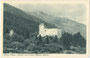 BÖSES WEIBL (3119 m ü. A.) in den Villgratner Bergen der Schobergruppe (Hohe Tauern), im Vordergrund Schloss Bruck. Rastertiefdruck 9 x 14 cm; Impressum: Verlag August Gander, Kunsthandlung, Lienz; postalisch gelaufen 1937.  Inv.-Nr. vu914rtd00026