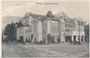 Stadttheater von Meran (1900 eröffnetf) im Burggrafenamt, Südtirol am Theaterplatz, errichtet im Jugendstil nach Plänen von Arch. Martin Dülfer, München. Lichtdruck 9 x 14 cm; Verlag Lorenz Fränzl, München 1908/09.  Inv.-Nr. vu914ld00305