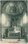 Hochaltar der Kirche des Kollegiatstiftes (ab 1140) und Pfarrkirche zum Hl. Erzengel Michael in Innichen, Gbz. Sillian, Bzk. Lienz, Gefürst. Grafsch. Tirol (heute Bezirksgemeinschaft Pustertal, Südtirol). Lichtdruck 9 x 14 cm, Ed. Photoglob Zürich 1909.  