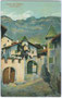 DRESCHERKELLER (Ansitz REICH AM PLATZ) in Kaltern. Farblichtdruck 9 x 14 cm; Impressum: Verlag Ernst Spitaler, Kaltern.  Inv.-Nr. vu914fld00014