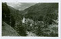 Pfarr- und Wallfahrtskirche MARIATHAL zum Hl. Dominikus (seit 2088 Basilika Minor) in Kramsach. Gelatinesilberabzug 9 x 14 cm; ohne Impressum, postalisch gelaufen 1938.  Inv.-Nr. vu914gs00560