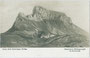 Das HAIDERJOCH in der Rofangruppe der westlichen Brandenberger Alpen bei der Erfurter Hütte, Gemeinde Eben am Achensee. Gelatinesilberabzug 9 x 14 cm; Impressum: Verlag Barth(olomäus). Sommeregger, Brixlegg um 1900.  Inv.-Nr. vu914gs00756