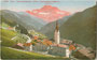 Die Civetta (3.220m m.s.l.m.) in der Civetta-Moizza-Gruppe der Dolomiten von Fodom (ital. Livinallongo del Col di Lana, dt. Buchenstein) aus. Photochromdruck 9 x 14 cm; Impressum: Edition Photoglob Zürich um 1910. Inv.-Nr. vu914pcd00263