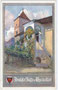 Ansitz Kreith in Kreuzweg, St. Michael-Eppan im Überetsch, Gbz. Kaltern, Bzk. Bozen, Gefürst. Grafsch. Tirol (heute Südtirol). Farbautotypie 9 x 14 cm; Künstlersignatur: „AG“, Verlag Deutscher Schulverein Nr. 329, um 1914.  Inv.-Nr. vu914fat00008