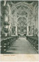 Inneres der Pfarrkirche zum Hl. Johannes Bapt. in Toblach, Südtirol. Lichtdruck 9 x 14 cm; Impressum: "Photogr. C. Z." um 1905.  Inv.-Nr. vu914ld00156