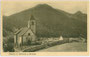 Ursprünglich romanische, 1201 erstm. urkundl. erwähnte katholische Filialkirche St. Ursula mit Friedhof in Mauern, Marktgemeinde Steinach am Brenner, Tirol. Lichtdruck 9 x 14 cm; Urhebernachweis: Otmar Zieher, München wohl 1926.  Inv.-Nr. vu914ld00119