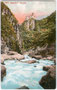 Burg KARNEID über dem Eggentaler Bach. Photochromdruck 9x14cm; Editon Photoglob, Zürich datiert 1911.  Inv.-Nr. vu914pcd00159
