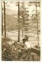 "Tarrenz - beim Schießstand". Gelatinesilberabzug 6 x 9 cm; Privatphoto um 1925.  Inv.-Nr. vu609gs00026