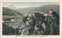 Burg Trautson in Mühlbachl, Gbz. Steinach, Bzk. Innsbruck-Land, Tirol von Osten (Mai 1945 von Bombardement der United States Army Air Forces USAAF zerstört). Farblichtdruck 9 x 14 cm; Stengel & Co., Dresden 1910.  Inv.-Nr. vu914fld00362