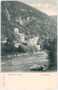 Mühlbacher Klause im Gemeindegebiet der Marktgemeinde Mühlbach, Gbz. und Bzk. Brixen, Gefürst. Grafsch. Tirol (heute Bez.gem. Eisacktal, Südtirol). Lichtdruck 9 x 14 cm; Impressum: Stengel & Co., Dresden um 1900.  Inv.-Nr. vu914ld00067