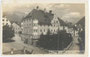 Ansitz SPRENGENSTEIN (heute: Schlosshotel Post "Edelfreisitz Sprengenstein") in Imst. Gelatinesilberabzug 9 x 14 cm; Impressum: Wilhelm Stempfle, Innsbruck; postalisch gelaufen 1926.  Inv.-Nr. vu914gs00196