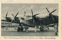 Junkers G38 D-2500 für 34 Passagiere, 1932-1939 im Liniendienst Berlin-London der Lufthansa, ab 1939 Truppentransporter der Wehrmacht, 1941 am Boden zerstört.Lichtdruck 9 x 14 cm; Verlag  C. Fernstädt  Berlin o.J.  Inv.-Nr. vu914ld00341