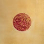 50 x 50 cm Öl / LW / Gold & Rot