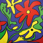 Fieldflowers, 120 x 120 cm, Acryl  