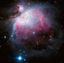 M42 Orionnebel im Sternbild Orion<br/>Entfernung etwa 1350 LJ<br/>Durchmesser ca. 24 LJ. <br/>Foto: Mario Rudlof, Sternwarte Wurmannsquick