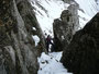 Kamin im Aufstieg zur Sulzleklammspitze
