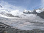 Teil des Monte Rosa Gletscher