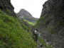 Im Sperrbachtobel mit Blick zum Muttlerkopf