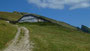 Die Stongerhöhealpe. Hier besteht rechts eine Abstiegsmöglichkeit ins Stongenmoos und nach Sonderdach.