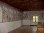Burg Lauenstein, Betsaal: Wände gereinigt, gefestigt, gekittet und retuschiert.