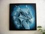 Drache:Acryl auf Leinwand Größe 100x100 verkauft