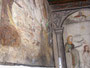 Burg Lauenstein, Betsaal: Hinterspritzung der Wände, Detail.
