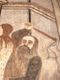 Burg Lauenstein, Betsaal: Malereien gereinigt, gefestigt, gekittet und retuschiert, Detail..