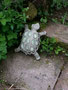 Leuchtschildkröte: Beton, modeliert Größe: ca.