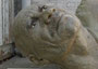 >  Prinz Randian  ( Rumpfmensch )  2013      Detail, 40 / 75 / 35 cm, Betonguss, getönt