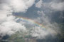 Rainbow over clouds