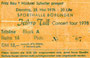 23.05.1978 Jethro Tull / nur Eintrittskarte vorhanden
