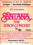12.11.1981 SANTANA  / nur Eintrittskarte vorhanden