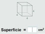 Calcular superficie de cubos, prismas, cilindros, conos