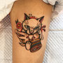 飼い猫をタトゥーデザインに　タトゥー　タトゥースタジオ　東京タトゥースタジオ　東京タトゥー