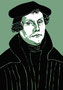 Martin Luther, (1483 - 1546), geboren in Eisleben, Deutschland, Reformator (evangelische Kirche).