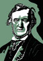 Richard Wagner, (1813 - 1883), geboren in Leipzig, Deutschland, Dramatiker, Komponist ("Die Meistersinger").